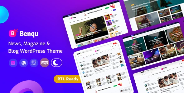 Benqu – Elementor NewsPaper & Magazine WordPress Theme